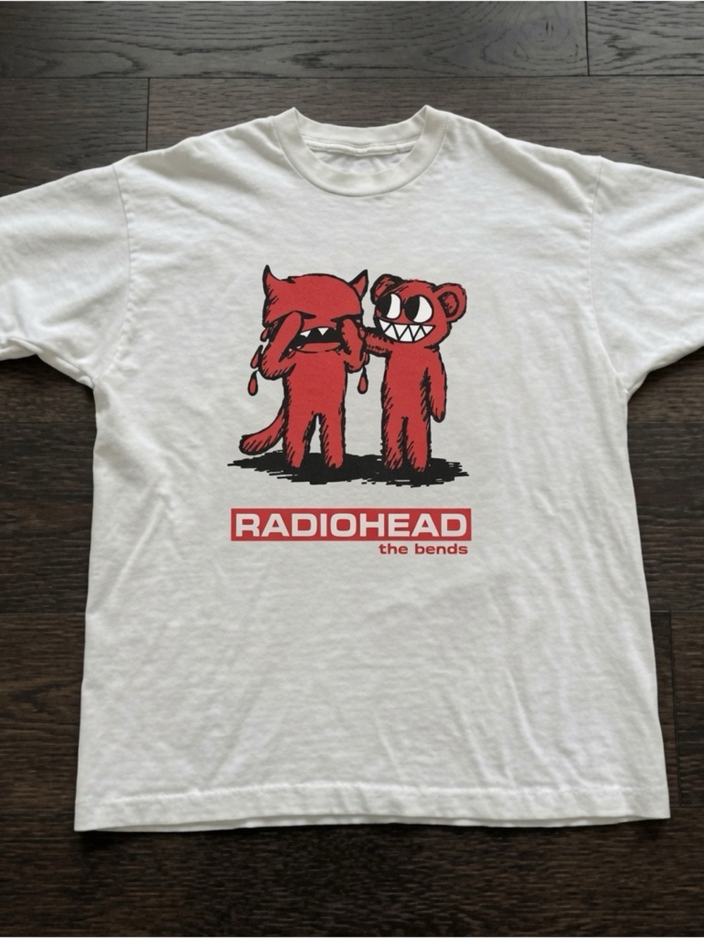 Radiohead 'The Bends' Red Graphic Tee